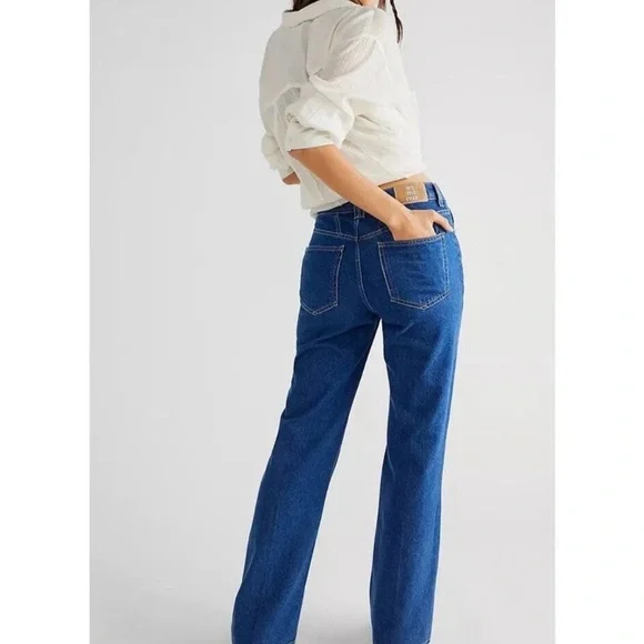 We The Free Ava High Rise Bootcut Jeans In Timeless Blue - Picture 4 of 16